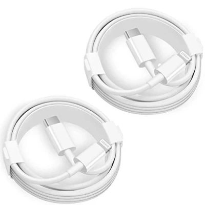 Bild av iPhone 20 W snabbladdarkabel【Apple MFi certifierad】2 pack USB C till Lightning kabel (2 m) snabbladdning kompatibel med 12/12 Mini/12 Pro/12 Pro Max/11/11 Max/Xs Max/XR/X, iPad mera