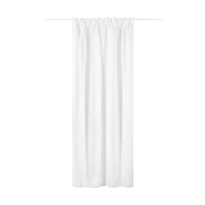 Bild av JEMIDI Mörkläggningsgardiner 1 x gardin eller 2 med veckband för fönster, vardagsrum, sovrum, kontor, ogenomskinlig gardin, 140 250 cm, polyester