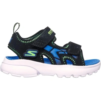 Bild av Skechers Razor Splash Vandringssandaler för barn, Storlek: 26, Black/ blue/lime Textil