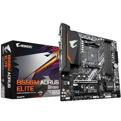 Bild av GIGABYTE B550M AORUS ELITE mATX Motherboard for AMD AM4 CPUs