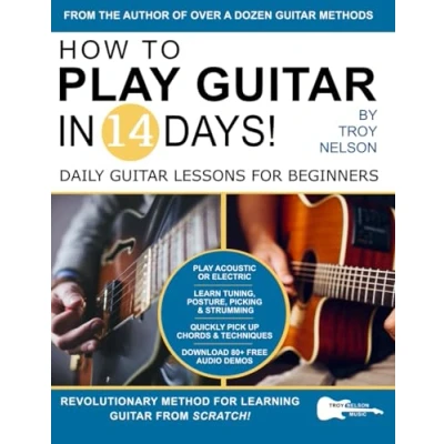 Bild av How to Play Guitar in 14 Days: Daily Lessons for Beginners