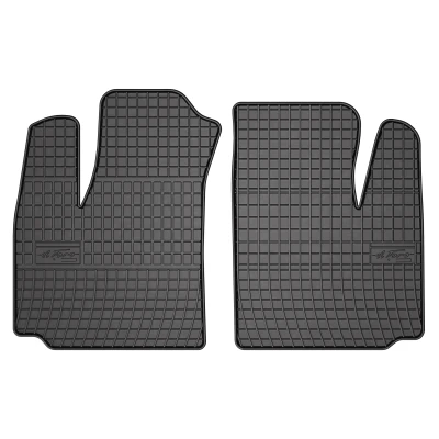 Bild av FROGUM 0911P Ensemble de tapis sol Caoutchouc avant 2 noir Sur mesure FIAT: Doblo I Cargo