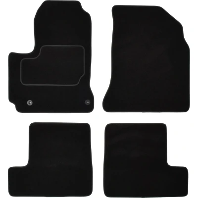 Bild av MAMMOOTH A041 TOY330 PRM 01 Ensemble de tapis sol Textile avant et arrière 4 noir TOYOTA: RAV4 III SUV