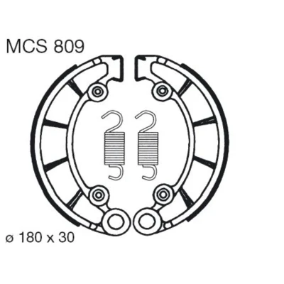 Bild av Bromsbackar, sats TRW MCS809