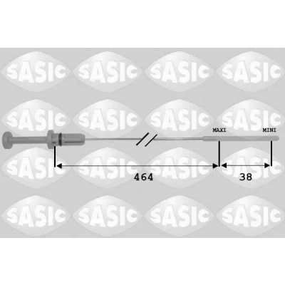 Bild av SASIC 1940021 Jauge d&#039;Huile PEUGEOT: 306 3/5 portes, Partner I Van, 206 CITROËN: C3 Berlingo / First