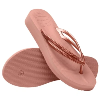 Bild av Havaianas Wedges Badsandaler, Storlek: 42, Crocus rose Konstmaterial