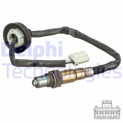Bild av DELPHI ES20644 12B1 Sonde lambda planaire, chauffé SMART: Forfour I, MITSUBISHI: COLT VI CZC Cabriolet, 6