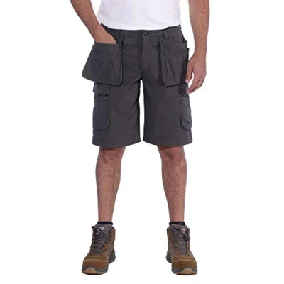Bild av Carhartt Rugged Flex® Relaxed Fit Ripstop, cargoarbetsshorts med flera fickor, Shadow, W34, skugga, 34