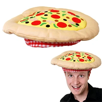 Bild av PIZZA HAT FANCY KLÄNNING TILLBEHÖR HUVUD KOSTUME