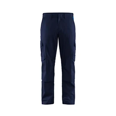 Bild av INDUSTRIBYXA 1448 1832 STRETCH KNÄSKYDDSFICKA BLÅ/BLÅ D132 Beijerbygg Byggmaterial