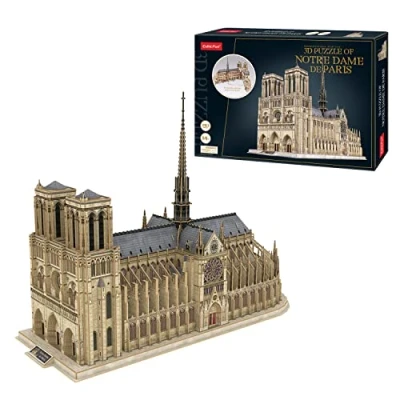 Bild av Notre Dame XL 3D pussel Världsmärken Led 293 bitar Vuxen 14 år eller äldre