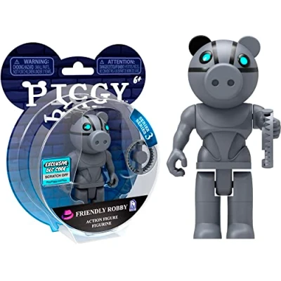 Bild av Piggy Ledad figur 10 cm Robbie vänlig videospelstecken Lansay