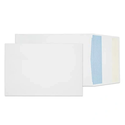 Bild av Blake rent förpackning C5 229 x 162 25 mm 120 gsm kil ficka skala &amp; tätningskuvert (6000) vit paket med 125