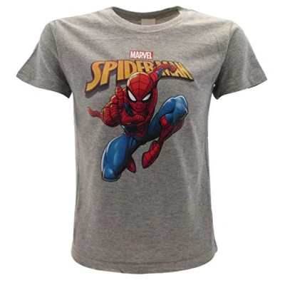 Bild av Original Spider Man Spiderman T shirt Herr Spindel Grå Marvel Officiell Tröja Tröja, Grå, M