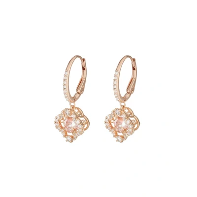 Bild av Swarovski Sparkling Clover Örhänge, Storlek: One Size, Fancy morganite
