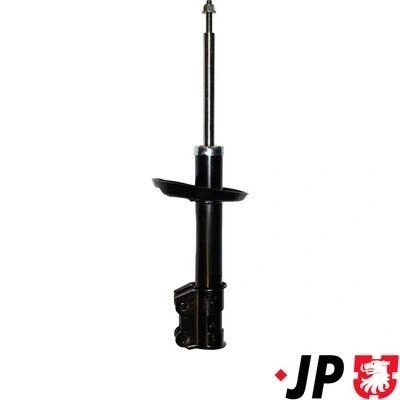 Bild av JP GROUP 1242105180 Amortisseur Essieu avant droit Pression de gaz Système bitube Jambe suspension Goujon en haut OPEL: Corsa D 3/5 portes