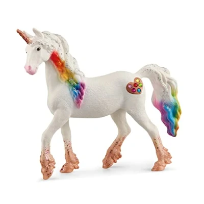 Bild av Schleich Bayala Regenboog Eenhoorn Merrie Minileksaker för barn, Storlek: One Size, Multi coloured