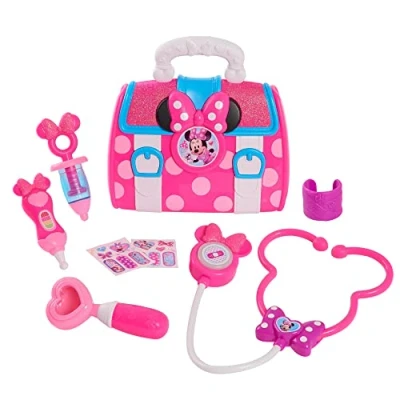 Bild av Disney MINNIE, doktorspall, 8 tillbehör, med ljud och ljusfunktioner, leksak för barn från 3 år, GIOCHI PREZIOSI, MCN09