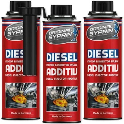 Bild av SYPRIN Original dieseltillsats bränsletillsats för dieselmotorer I med injetkor 3 x 250 ml