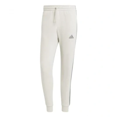 Bild av adidas För Män Essentials Fleece 3 Stripes Tapered Cuff Pants, alumina, 4XL Short