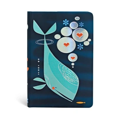 Bild av Carnet à couverture rigide La Baleine et Compagnie Mini Non ligné 176 p.: Unlined