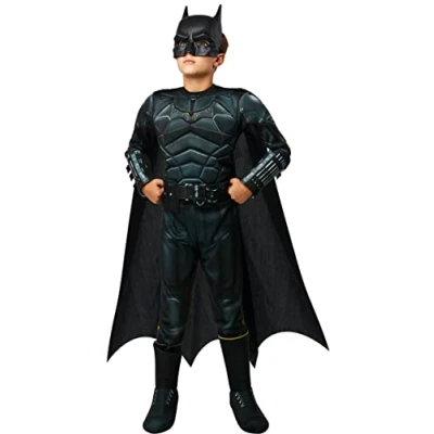 Bild av RUBIE&#039;S 702987S Dc The Batman Deluxe kostym för pojkar film barn, som på bilden, storlek S