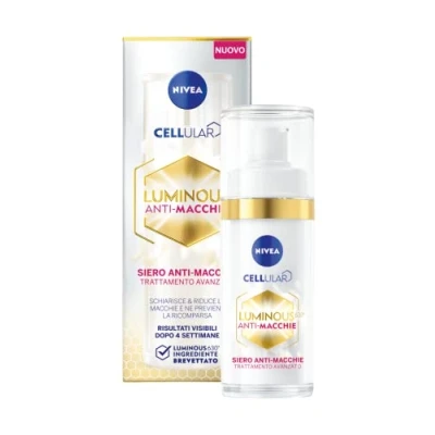 Bild av NIVEA Cellular luminous630 anti fläck serum för ansiktet avancerad behandling 30 ml, fläckserum jämn hud, hyaluronsyra och mot hudfläckar