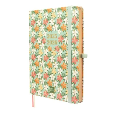 Bild av Finocam Minimal 18 Month Planner 2025 2026 Horizontal Week View July December (18 months) Daisy International