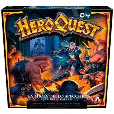 Bild av Avalon Hill, HeroQuest Mirror Maga, Affärspaket, Dungeon Crawler Fantasy Äventyrsspel