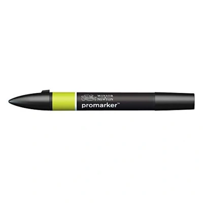 Bild av Winsor &amp; Newton &quot; ProMarker 0203297 professionell layoutmarkör 2 spetsar, fin och bred för ritningar, design layouter pärongrön