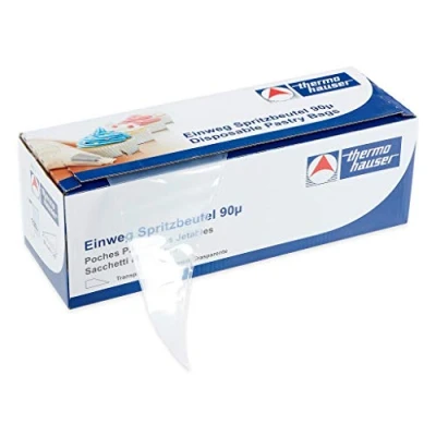 Bild av Thermohauser engångssprutpåse (plast PE) Smoothy, transparent, 100 stycken, 50,0 x 27,5 0,009 cm