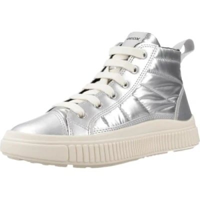Bild av Geox J Laquinny Girl C, flickor sneakers, Silver, 39 EU