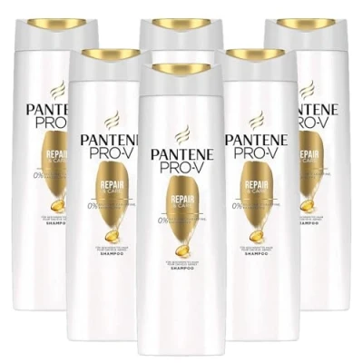 Bild av Pantene Pro V Repair &amp; Care Shampoo för Skadat Hår, 300 ml x 6 stycken