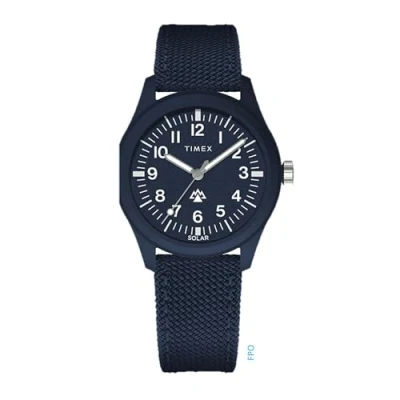 Bild av Timex Herr analog kvartsklocka med nylonrem TW2W71200VQ, BLÅ