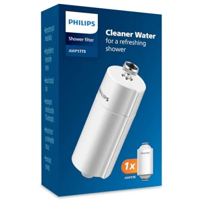 Bild av PHILIPS AWP1775/10 Inline duschfilter, Silver, 6.13 x 17.43 6.1 cm