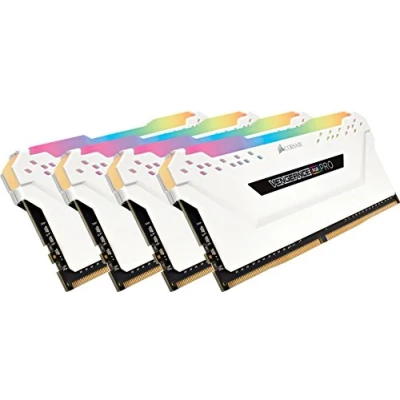 Bild av Corsair Vengeance RGB PRO 32GB (4x8GB) DDR4 3200MHz C16 XMP 2.0 Enthusiast LED Illuminated Memory Kit White