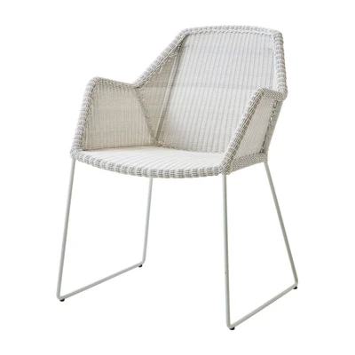 Bild av Cane line Breeze Chair 5467 LI/LS/LW Trädgårdsstol White grey B: 60 x D: 62 H: 83 SH: 45 cm