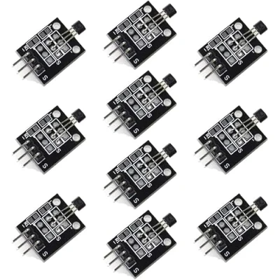 Bild av 10 stycken KY 035 Hall Sensor Effekt magnetisk sensormodul kompatibel för Android och Raspberry Pi hallsensormodul analys