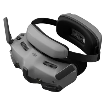 Bild av DJI Goggles 3, FPV med otrolig Micro OLED skärmar, uppslukande flygupplevelse, O4 HD videosändning, justerbara dioptrier, trådlös streaming, drönarglasögon