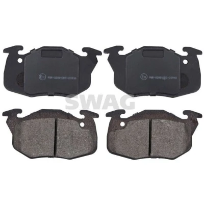 Bild av SWAG 62 91 6192 Jeu de plaquettes frein Essieu avant contact signal d&#039;usure inclus PEUGEOT: 106 II 3/5 portes, 205 portes