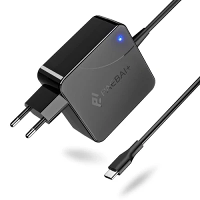 Bild av PAEBAI+ 65W USB C Laddare Laptop Charger för Lenovo Thinkpad Yoga, Dell Latitude XPS, HP Spectre, Acer, Asus, MacBook Pro, Samsung Chromebook Typ 20V 3,25A Power Adapter