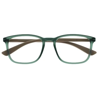 Bild av OPULIZE Max läsglasögon bred rektangulär klassisk ram unisex herr dam fjädergångjärn R78, Grön 1 par, +2.00 Dioptrías