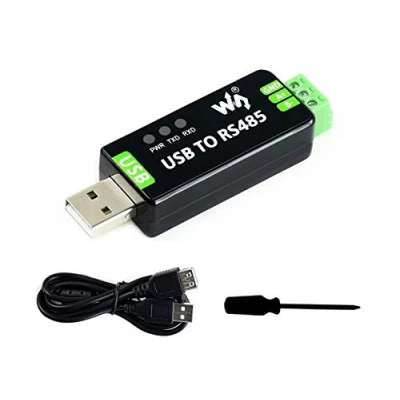 Bild av Waveshare Industriell USB till RS485 omvandlare med original FT232RL inbyggd skyddskretsar, återställbar säkring, ESD skydd, TVS diod