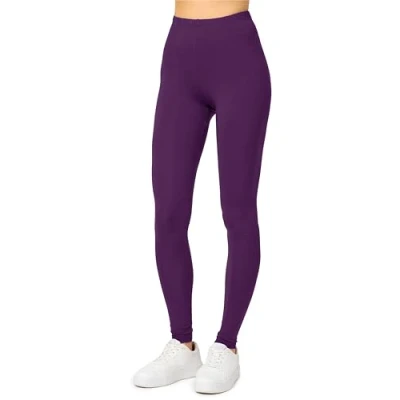 Bild av Merry Style Dam Långa Leggings MS10 143(Plommon, L)