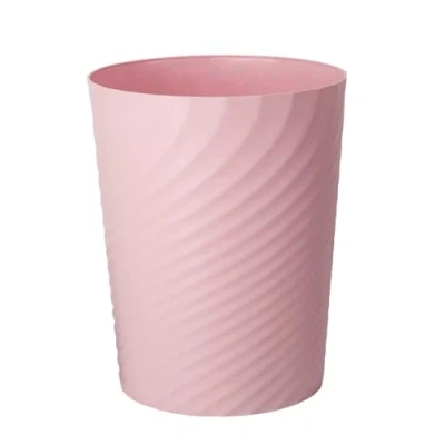 Bild av Sinoba papperskorg 8008 plast perfekt för barnrum kontor kök höjd 32 cm 12 l (rosa)