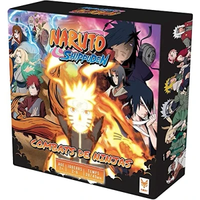 Bild av TOPI GAMES Naruto Shippuden Ninjas Brädspel Barnspel Åldrar 7 år 2 till 6 spelare NAS 999001