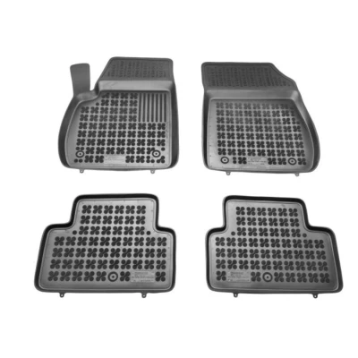 Bild av REZAW PLAST 200518 Ensemble de tapis sol Caoutchouc avant et arrière noir OPEL: Zafira C Tourer