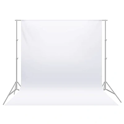 Bild av Neewer 9 x 13 fot/2,8 4 meter Fotobakgrund Video Studio Bakgrund av polyester bakgrundsskärm, bakgrundsstativ ingår inte (vit)