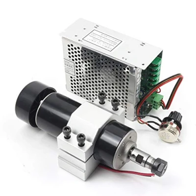 Bild av RATTMMOTOR Kylningssats, luftkylning, 500 W, spindelmotor ER11, 0,5 kW, 1 2 000 varv/min, PWM 220 V varvtalsregulator, 52 mm monteringsfäste med gravyrskruvar