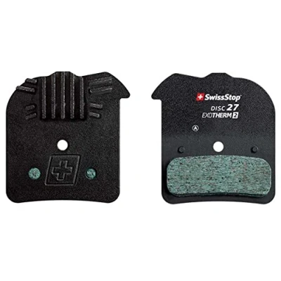 Bild av SWISSSTOP Disc brake pad 27 EXOTherm2 Shimano Saint, Zee Steel plate with cooling ribs 1 set (2 pads)